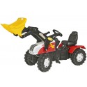 Tractor Cu Pedale Si Copii ROLLY TOYS 046317 Alb Rosu