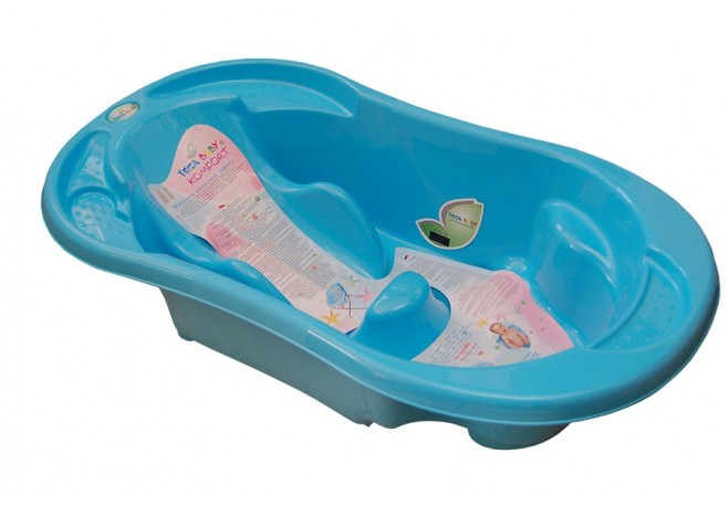 Cadita Bebe Cu Forma Anatomica TEGA Albastru Mat