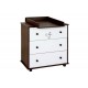 Comoda Copii De Infasat KLUPS SAFARI GIRAFFE Wenge